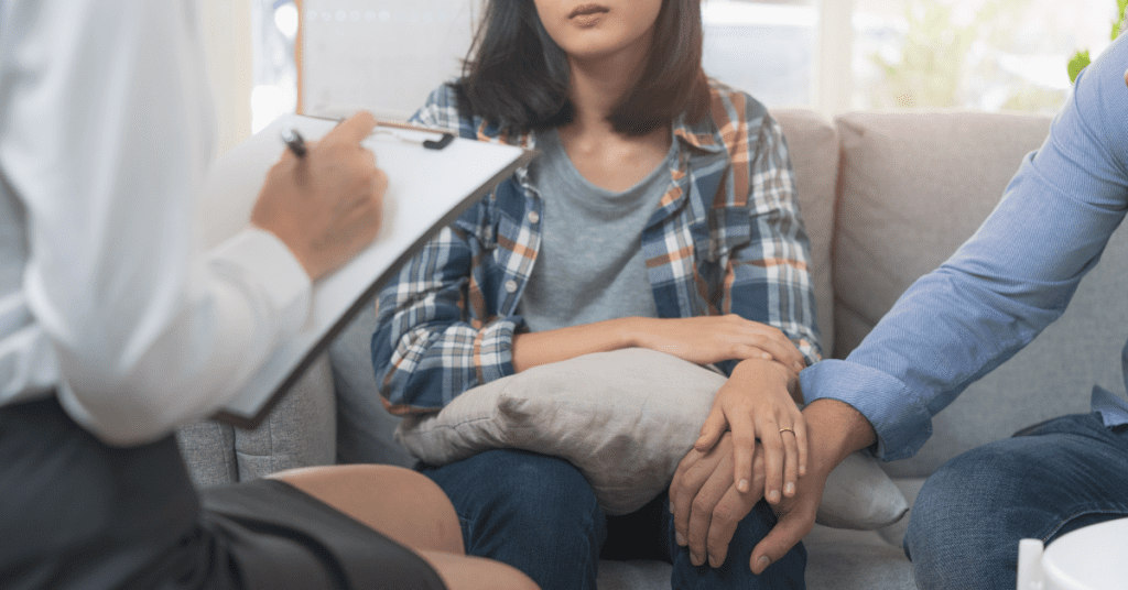 couple seeking treatment for depression