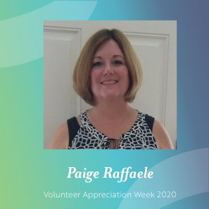 portrait of volunteer mentor Paige Raffaele