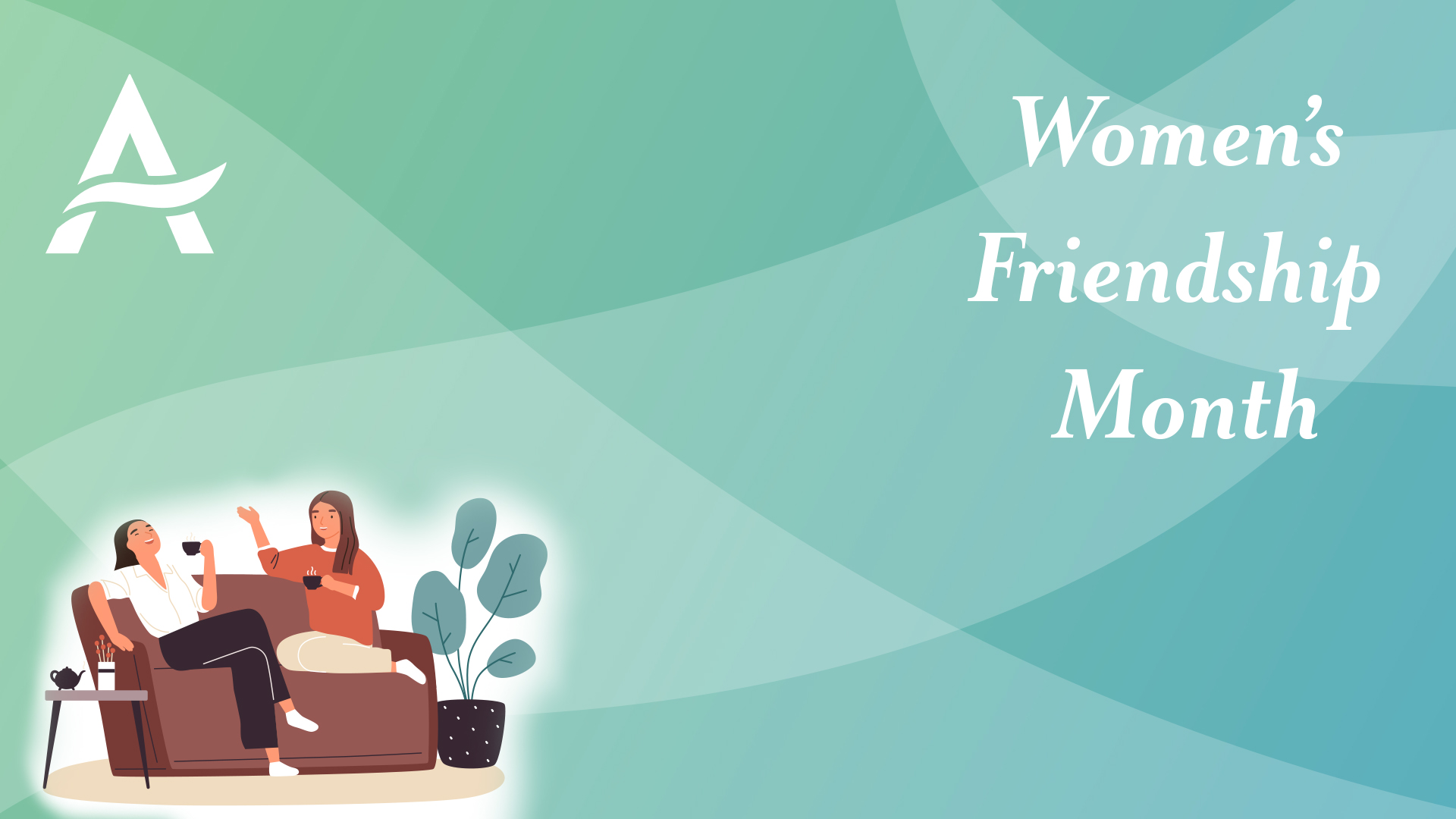 zoom background september women's friendship month