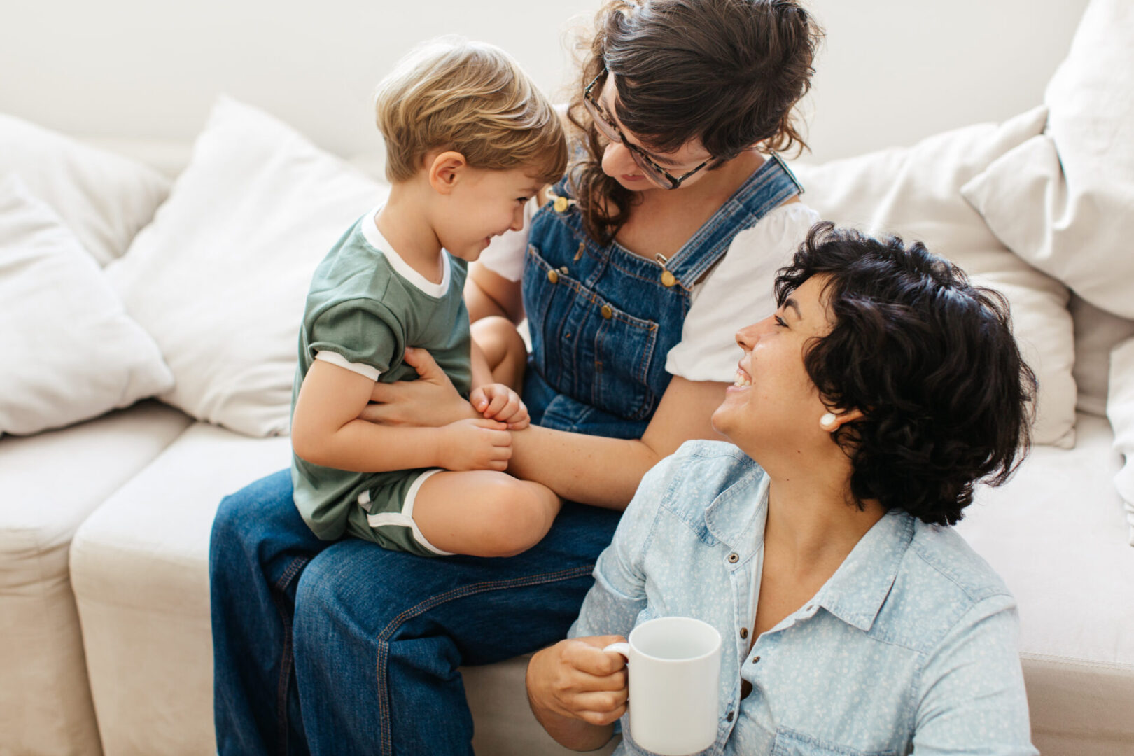 lesbian couple with son purposeful parenting