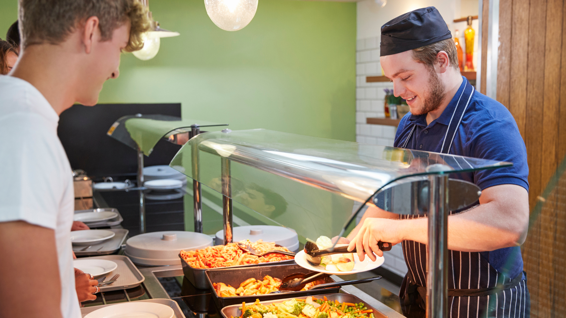 Students make time for nutritious, regular meals, a result of having done the mental prep for college.
