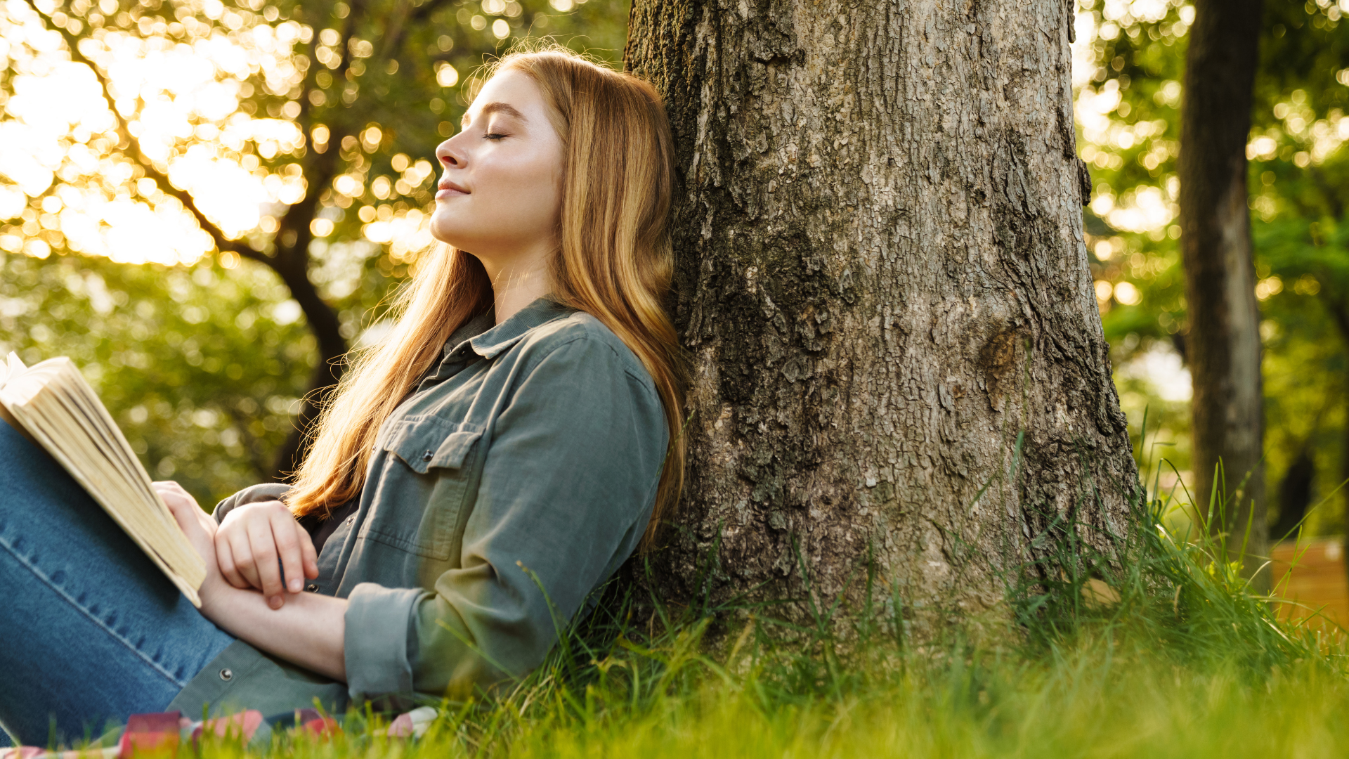 Blog Images (2) Sitting outside without technology over summer break can help to reduce emotional distress and promote mental wellness.