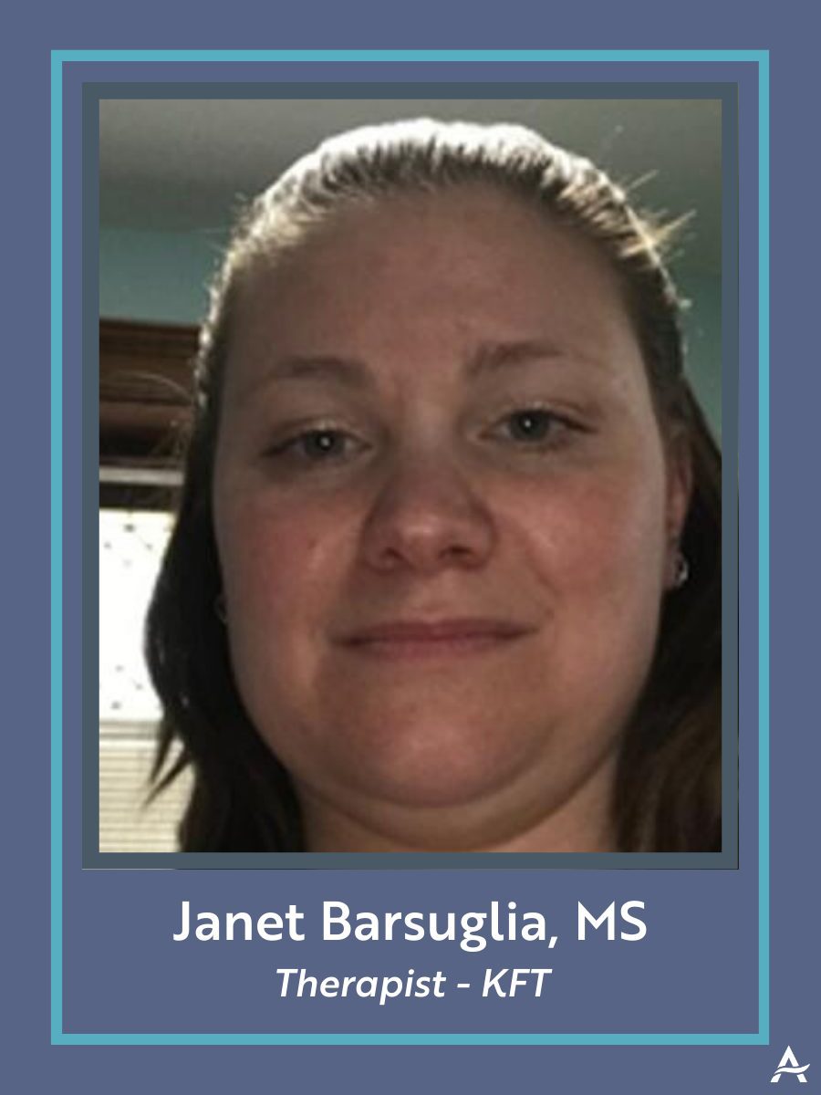 Janet Barsuglia, MS, is a therapist with Acenda Integrated Health